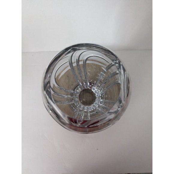 Stunning Rogaska Maestro Vase Cut Etched Crystal Centerpiece 10" Art Deco - Picture 5 of 7